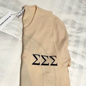 NWT Tri Sigma Henley